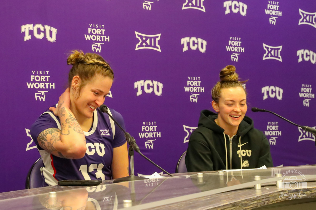 Sedona Prince and Madison Conner spoke with the media following a home win over Texas Tech. 